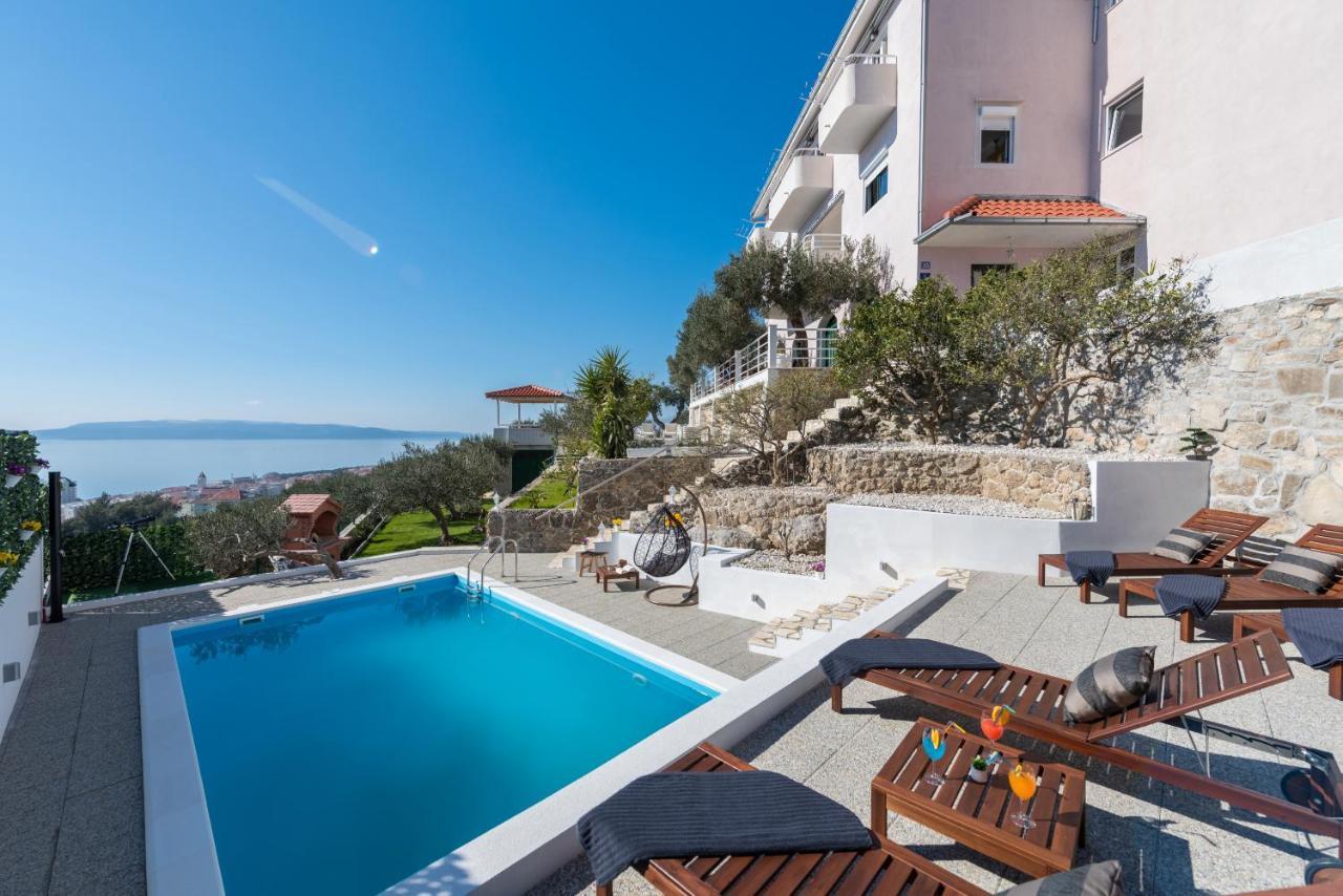 Villa Petra Apartment With Private Pool Makarska Exterior foto